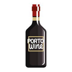 porto wine bottle