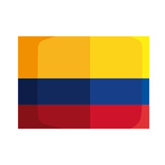 Fototapeta na wymiar colombian flag emblem
