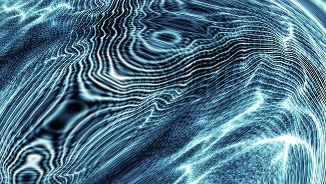imitation of water surface movement, made with the help of curves of different colors 
