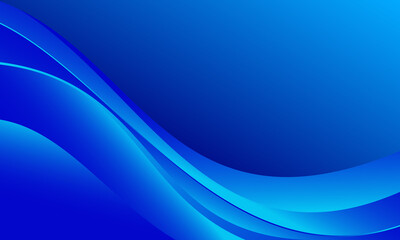 futuristic blue wave background template