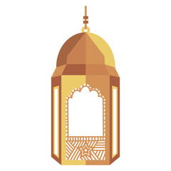 golden arabic lamp