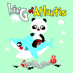 birthday card with panda