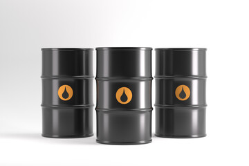 3d rendering oil concept picture