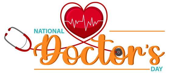 National doctor day in July logo