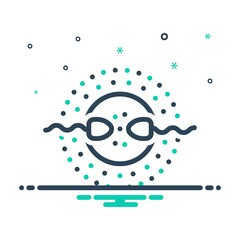 Mix icon for reproduction