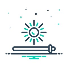 Fototapeta premium Mix icon for bright