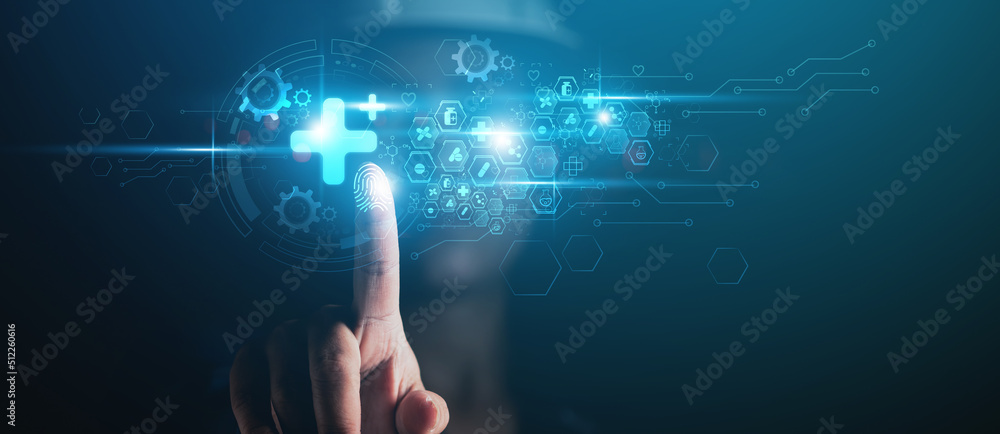 Poster concept of cybersecurity data protection access to private information on the internet online networ
