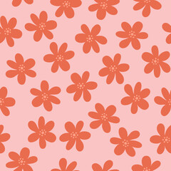 Floral seamless pattern. Colorful surface design
