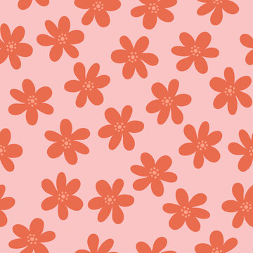 Floral seamless pattern. Colorful surface design © crafftiss