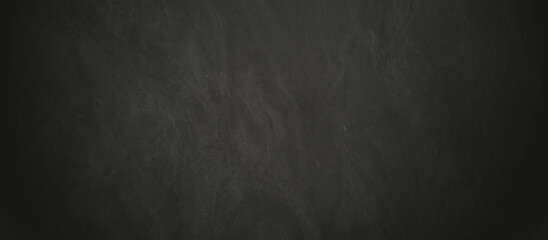 Chalk board on blackboard and Black and dark gray backdrop grunge watercolor texture, background, black watercolor background with marbled dark gray cracks and abstract painted vintage illustration.