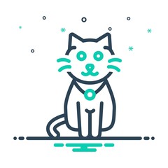 Mix icon for cat pussy