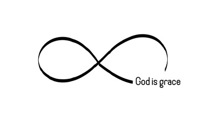 Christian quote design for print or use as poster, card, flyer or T Shirt