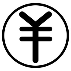 Obraz premium 円記号 通貨 硬貨