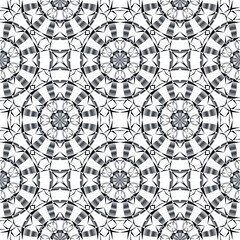 Geometric seamless pattern, ornament, vector decoration.