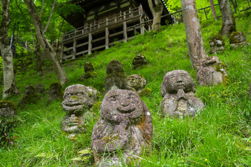 京都　愛宕念仏寺（おたぎねんぶつじ）の千二百羅漢
