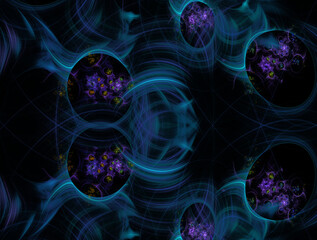 Imaginatory fractal abstract background Image