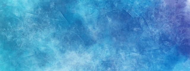 old blue paper background with marbled vintage texture.  Blue background with grunge texture. marbled textured design on cloudy sky blue banner.