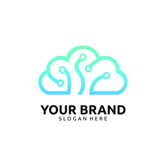 CLOUD TECHNOLOGY LOGO DESIGN