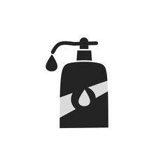 hand sanitizer icon vector with trendy design