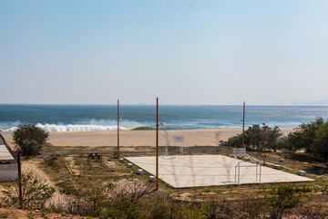Fototapeta premium view of the beach