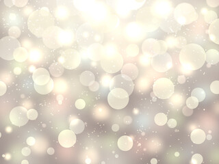 美しく輝くピンボケの背景