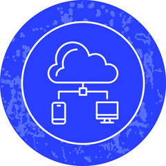 Unique Line Round Circle Icon