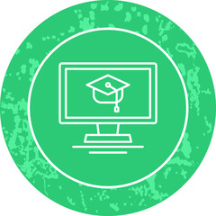 Unique Line Round Circle Icon