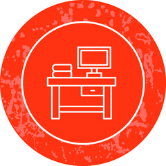 Unique Line Round Circle Icon