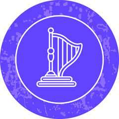 Unique Line Round Circle Icon