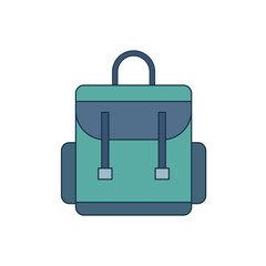 Hand drawn bag vector template