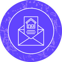 Unique Line Round Circle Icon