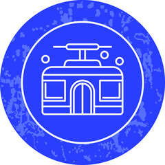 Unique Line Round Circle Icon