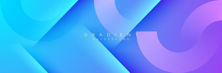 Gradient blue background with abstract polygonal style modern corporate concept template vector