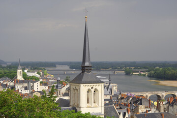 Panorama de Saumur depuis le château