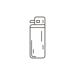 Hand drawn gas lighter template