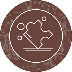 Unique Line Round Circle Icon