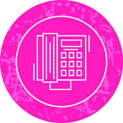 Unique Line Round Circle Icon