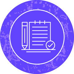 Unique Line Round Circle Icon