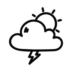 weather icons set vector eps 10 Free Vector