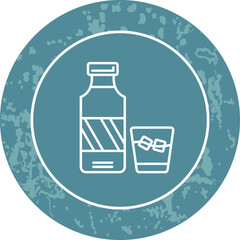 Unique Line Round Circle Icon