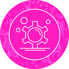 Unique Line Round Circle Icon