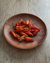 red chili peppers in a bowl