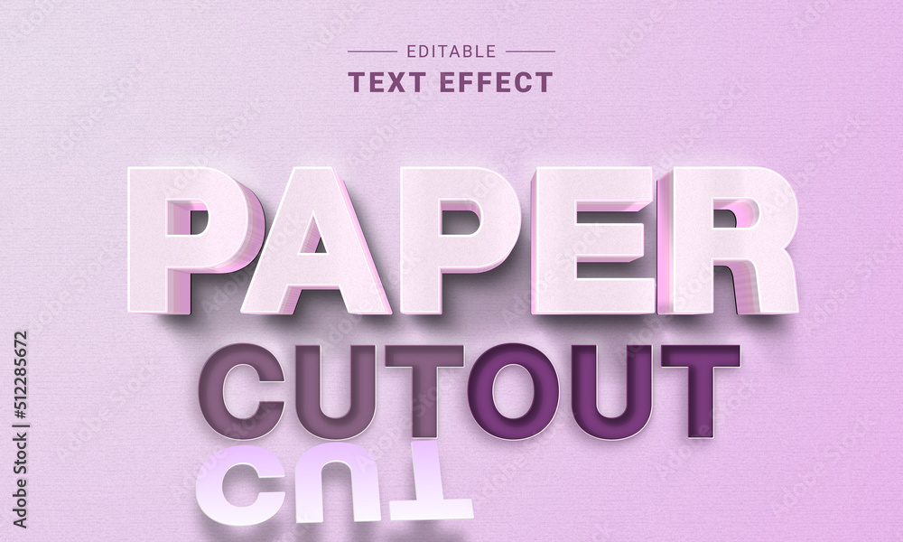 Poster editable 3d shiny text effect. vector graphic style
