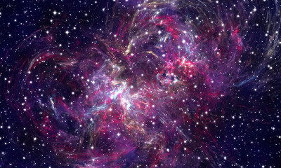 Obraz premium space galaxy background