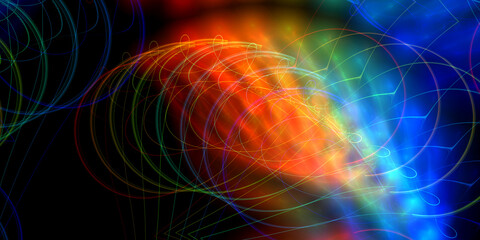 Desktop digital Hintergrund Motiv für Drucksachen und Webdesign