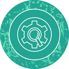 Unique Line Round Circle Icon