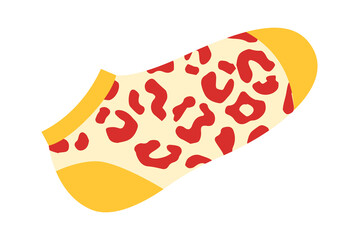 Funny Socks with abstract forms. Vector illustration