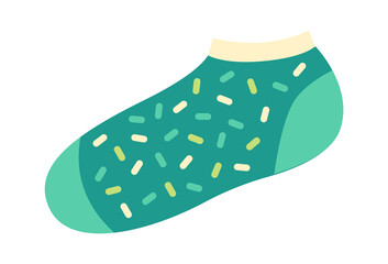Funny Socks with Abstract forms. Vector illustration