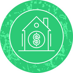 Unique Line Round Circle Icon