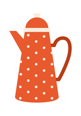 Ceramic Teapot icon. Vector illustration